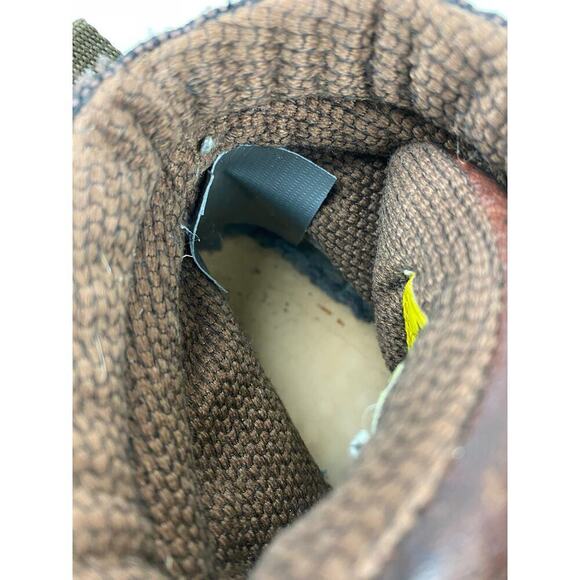 Dr. Martens Industrial Steel Toe Ironbridge Women's 7 Brown Leather Ankle Boots - Picture 10 of 16